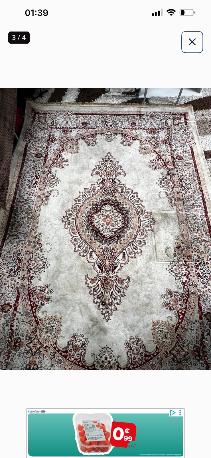 Tapis Casablanca 200  290 cm — Très bon état, 200 cm ou plus, Klassiek, 150 à 200 cm, Enlèvement