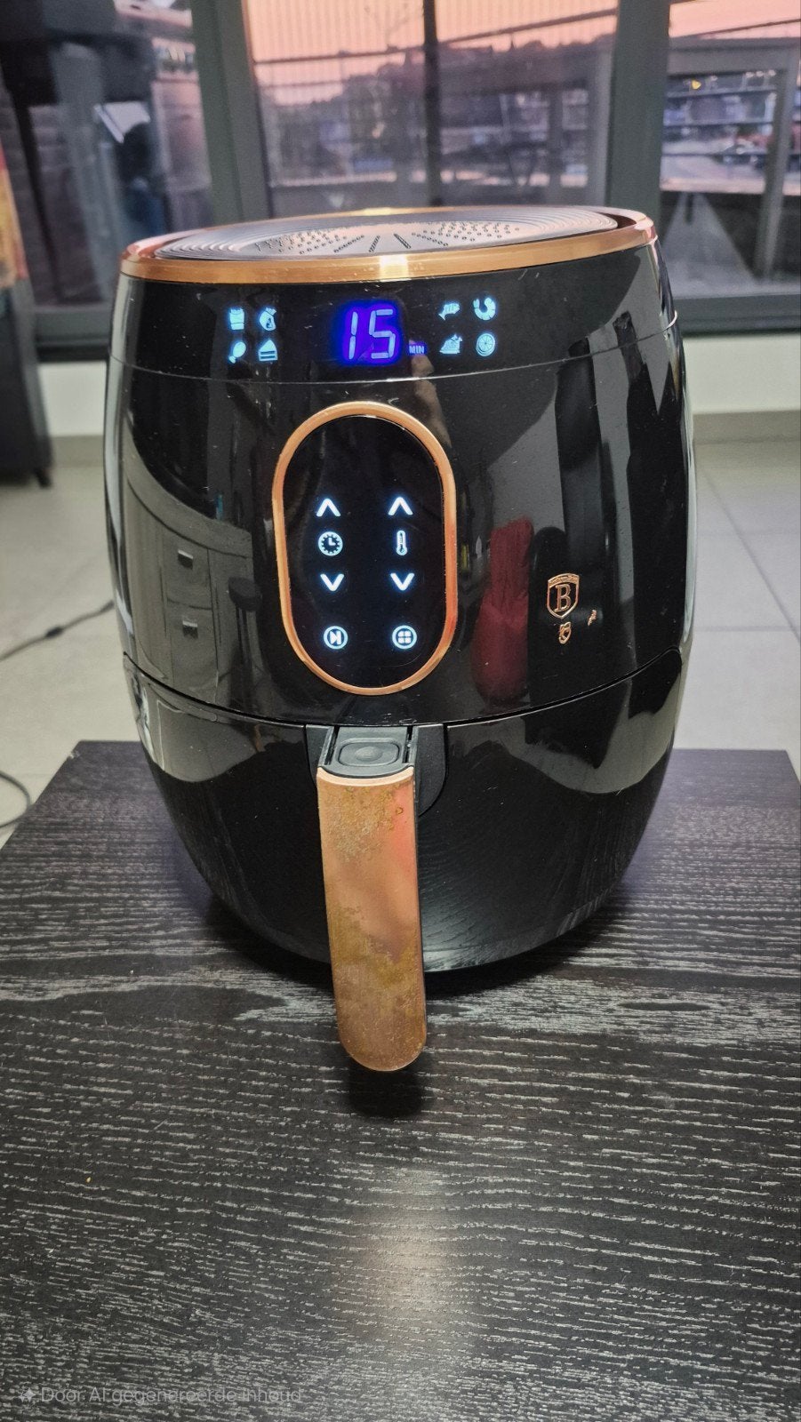 AIRFRYER BERLINGER HAUS 3,2 L COLLECTION BLACK ROSE, Electroménager, Enlèvement, Friteuse à air