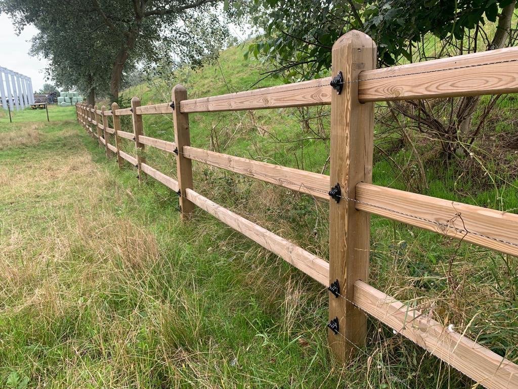 Omheining | paardenomheining | afrastering | weideafsluiting, Dieren en Toebehoren, Opfok, 4 paarden of pony's of meer