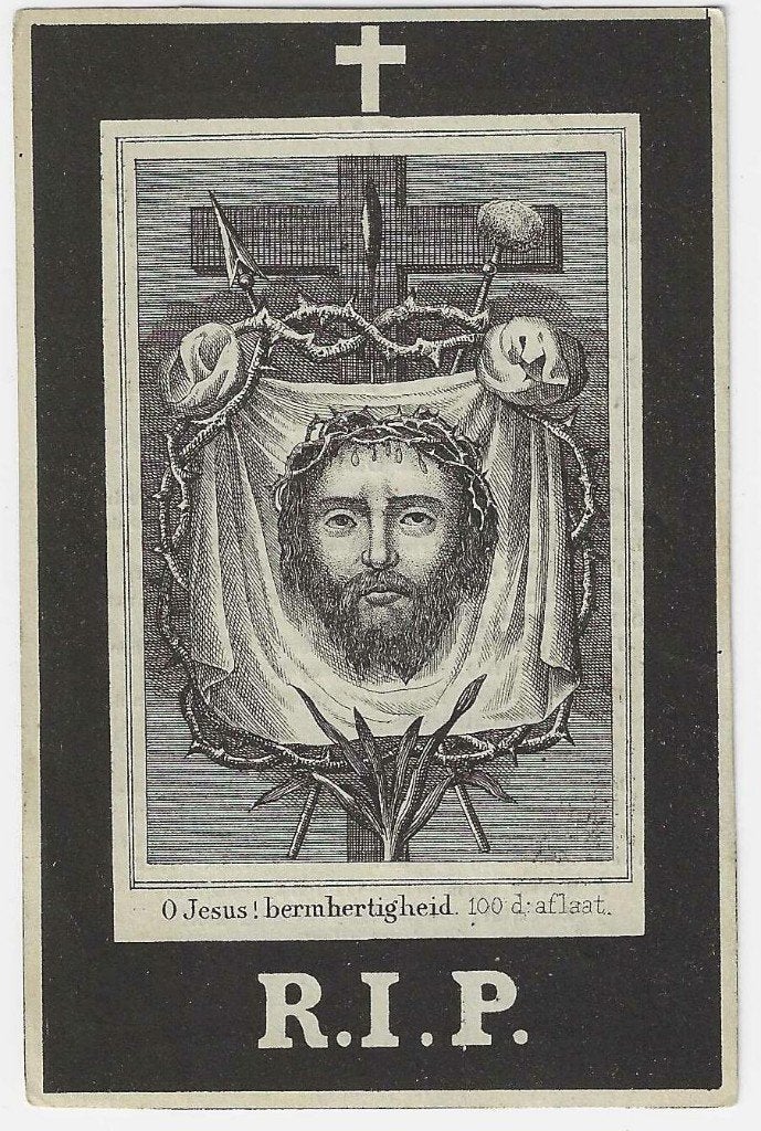 Joannes Siroux, Mechelen 1812 - Mechelen 1875, Ophalen of Verzenden, Bidprentje