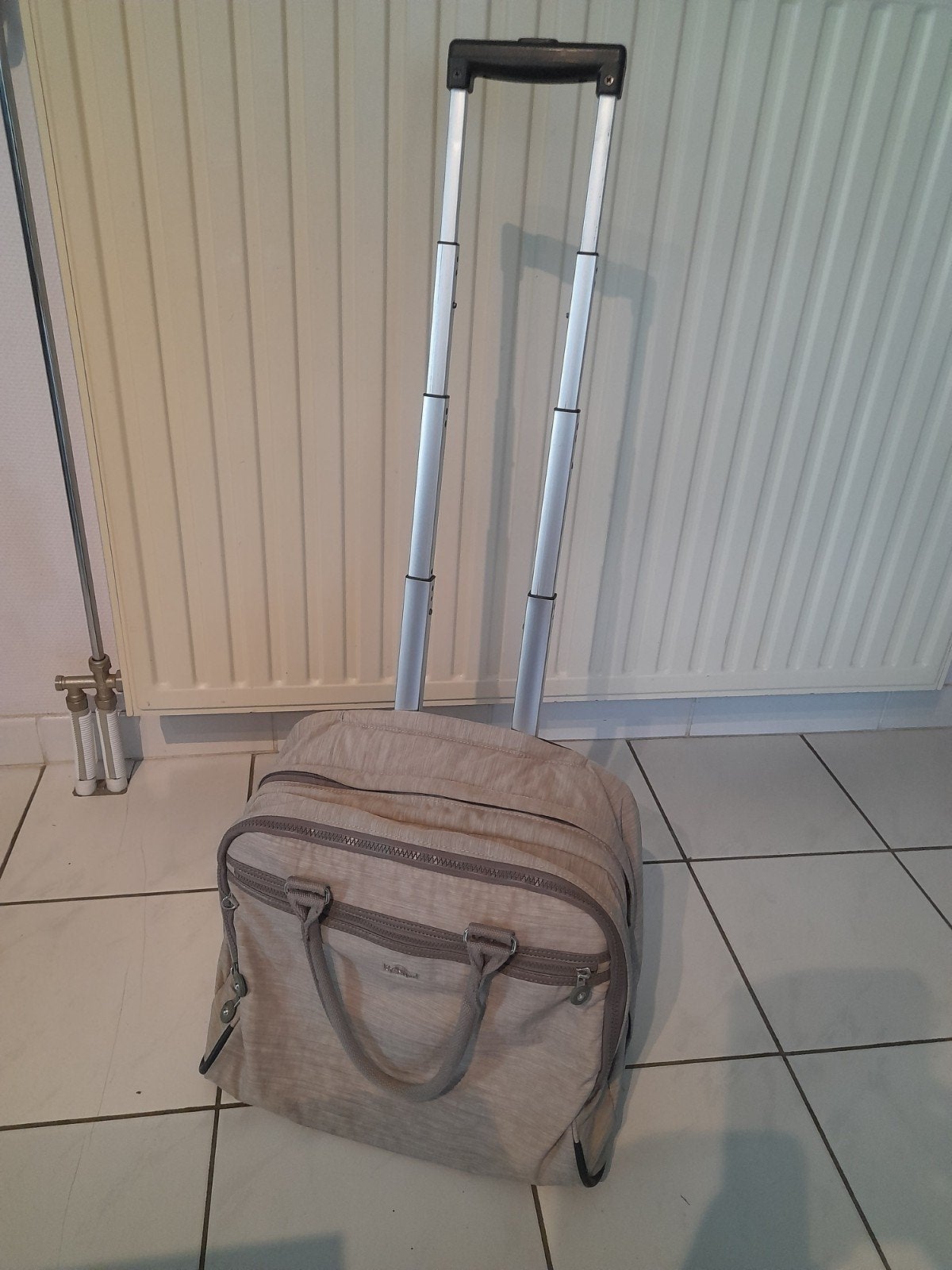 Trolly boekentas Kipling., Ophalen, Beige