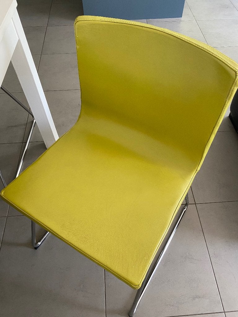 Lederen eetstoelen 6 stuks, Maison & Meubles, Chaises, Autres couleurs, Enlèvement, Cuir, Cinq, Six Chaises ou plus