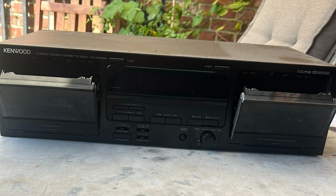 Platine à double cassette Kenwood, TV, Hi-fi & Vidéo, Enlèvement, Double, Kenwood