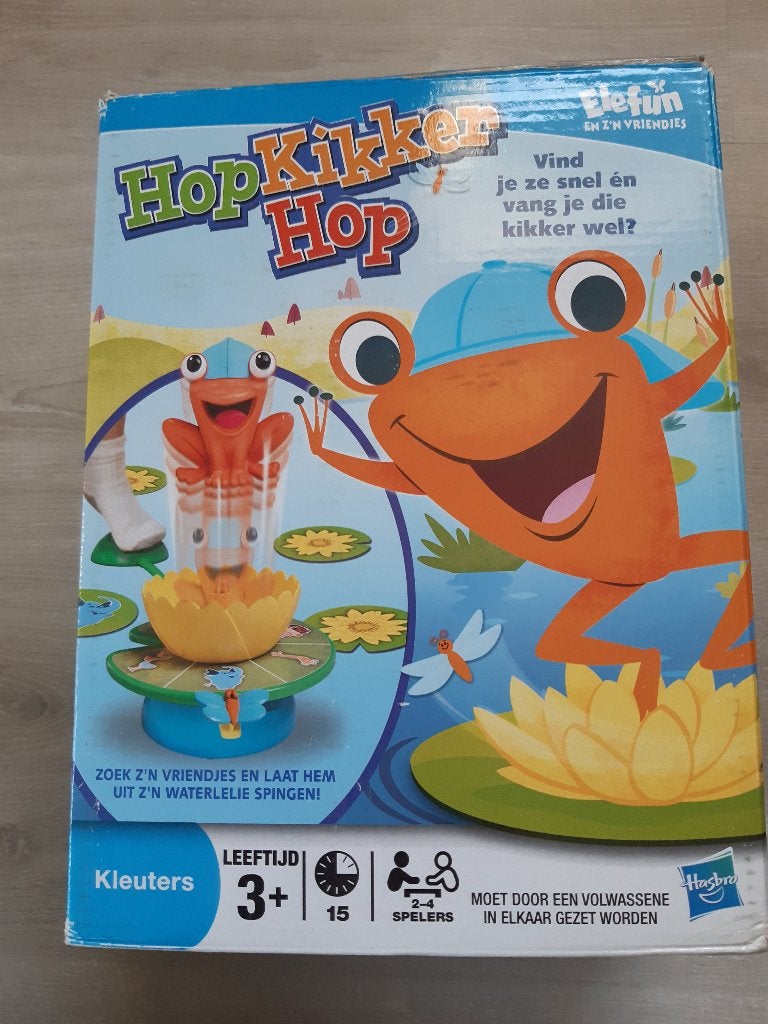 Kinderspel Hop Kikker Hop, Ophalen of Verzenden, Zo goed als nieuw, Jongen of Meisje