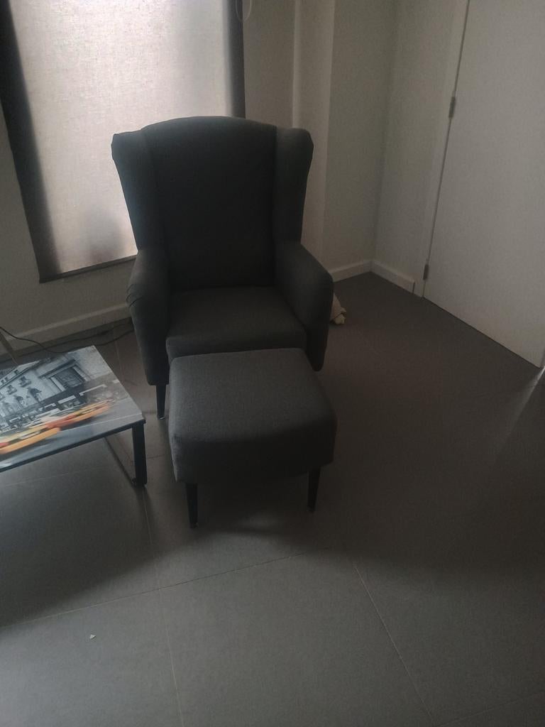 Zetel met poef, Huis en Inrichting, Ophalen