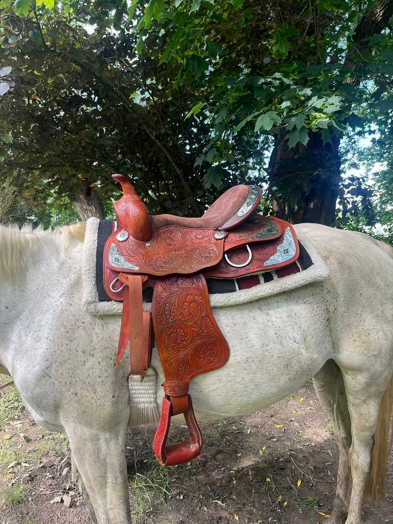 Westernzadel 16”, Dieren en Toebehoren, Ophalen, Zo goed als nieuw, Western