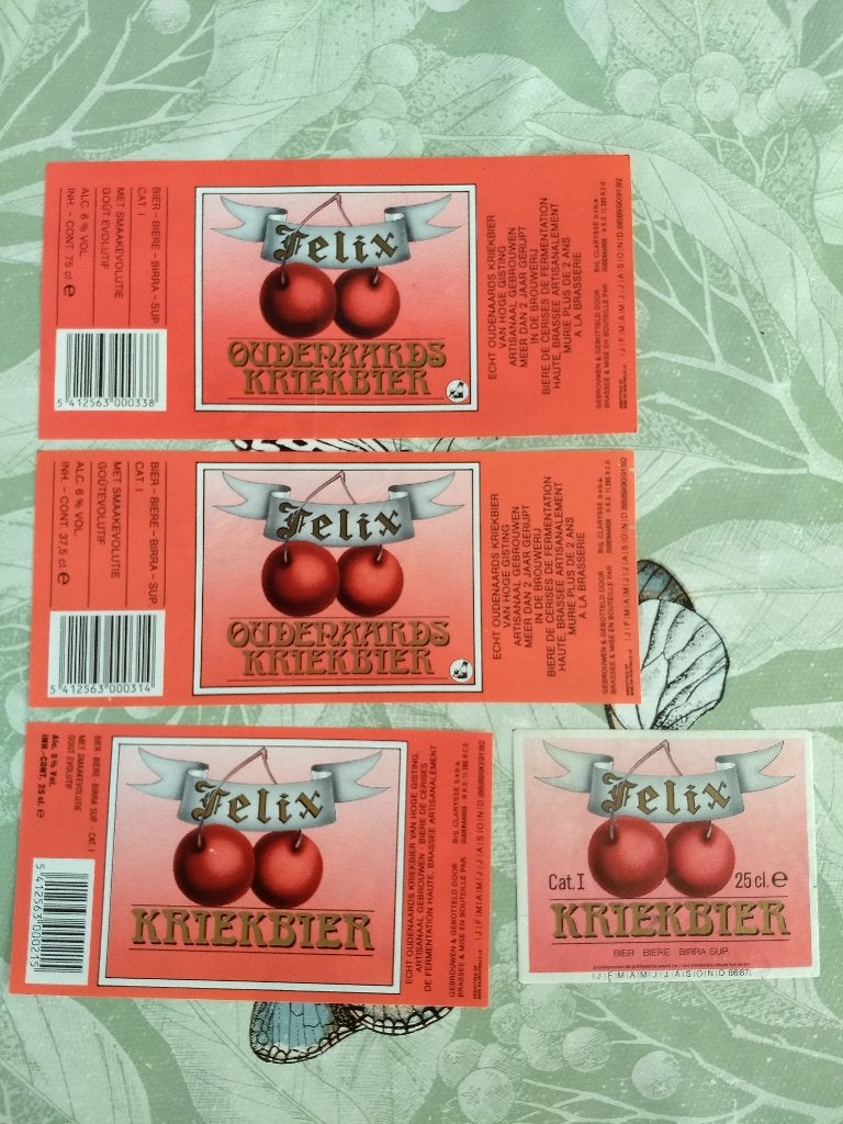 Clarysse - lot bieretiketten - 23 stuks - verschillend, Verzamelen, Ophalen of Verzenden, Zo goed als nieuw, Overige typen, Overige merken