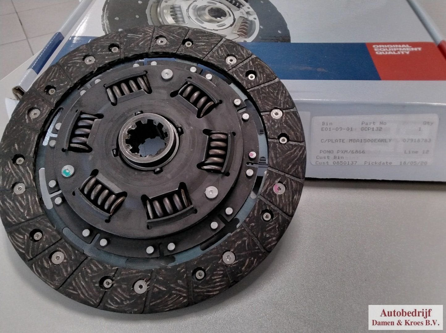 Koppelingsplaat MGA 1500 Early GCP132, Neuf, -, -, MG