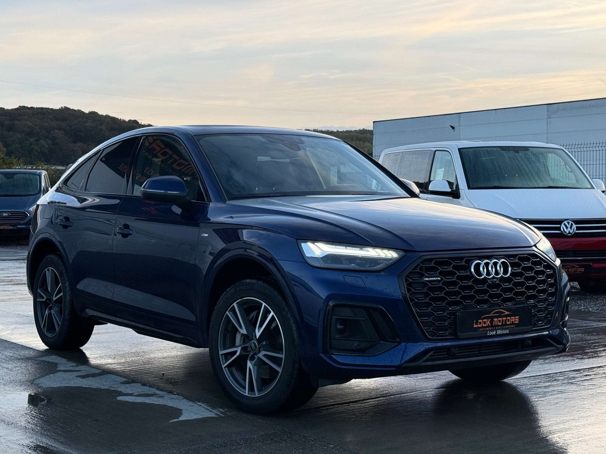 Audi Q5 SPORTBACK PHEV 50 TFSIe Quattro S-line S-tronic NAVI, Automaat, Gebruikt, Zwart, 4 cilinders