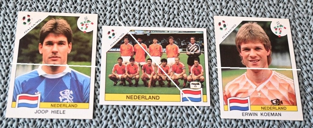 Panini Italia 90 Pays-Bas Hiele Koeman Orange, Envoi, Neuf, Affiche, Image ou Autocollant