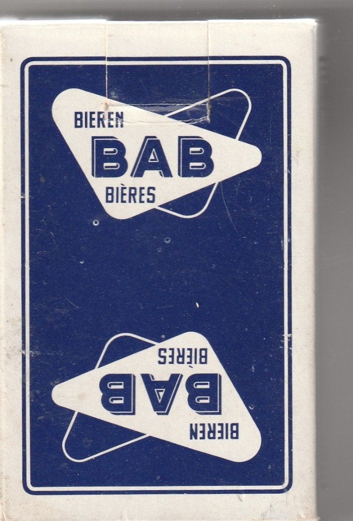 132 / BIER BIEREN BAB PAARS WIT, Verzamelen, Ophalen of Verzenden, Nieuw, Speelkaart(en)