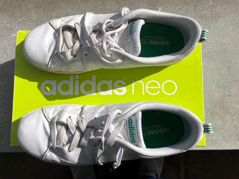 Basket Adidas blanc - 39 1/3, Enlèvement ou Envoi, Adidas, Sneakers et Baskets, Porté