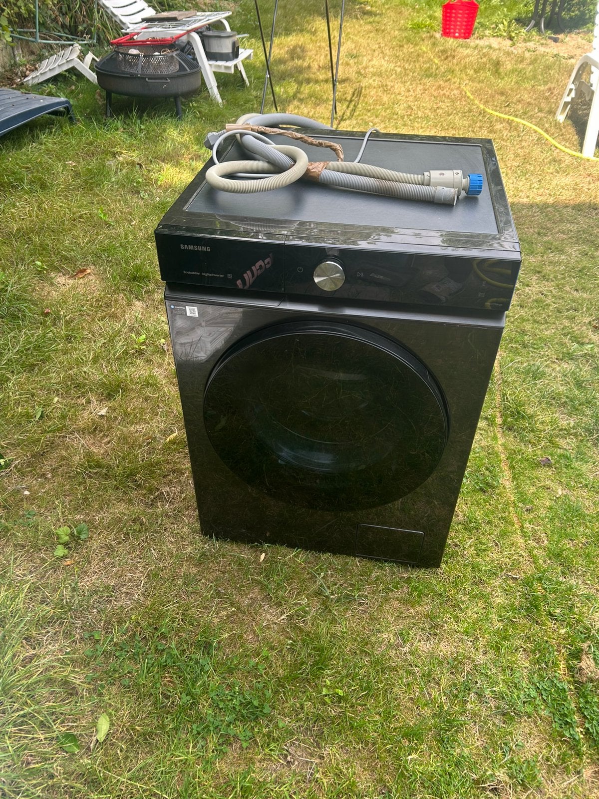 Lave-Linge Samsung WW90DB8U95GBU3 Bespoke QuickDrive, Electroménager, 1600 tours ou plus, Comme neuf, Chargeur frontal, Enlèvement