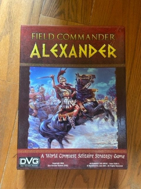 FIELD COMMANDER ALEXANDER - wargame solitaire comme neuf, Hobby & Loisirs créatifs, Envoi