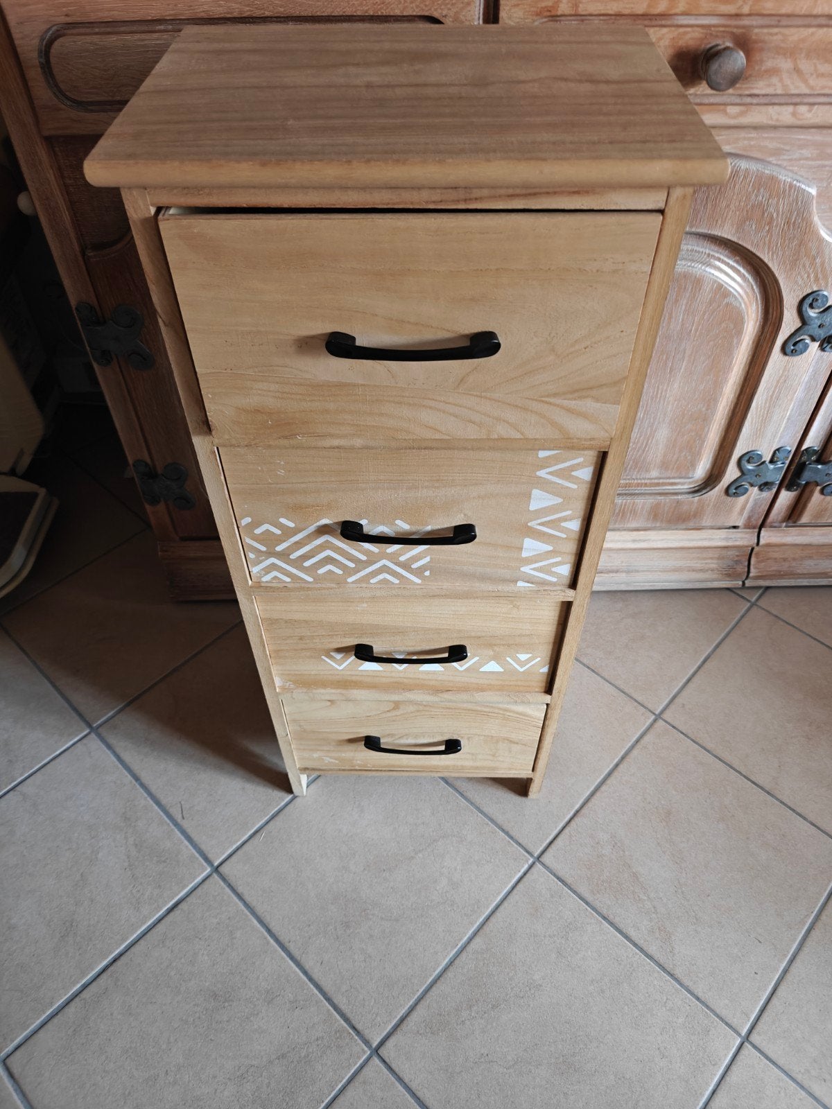 petit meuble de rangement, Ophalen, Minder dan 50 cm, 3 of 4 laden, Minder dan 100 cm