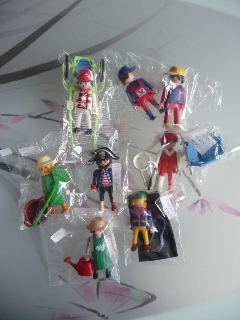 playmobil - 44 figurines hommes - garçons, Ophalen, Losse onderdelen, Zo goed als nieuw, Figuren
