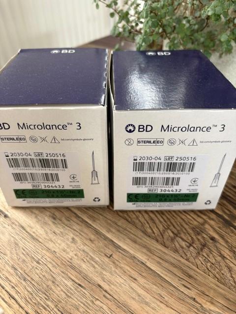 2 boîtes d'aiguilles BD microlance IM, Enlèvement ou Envoi, Neuf