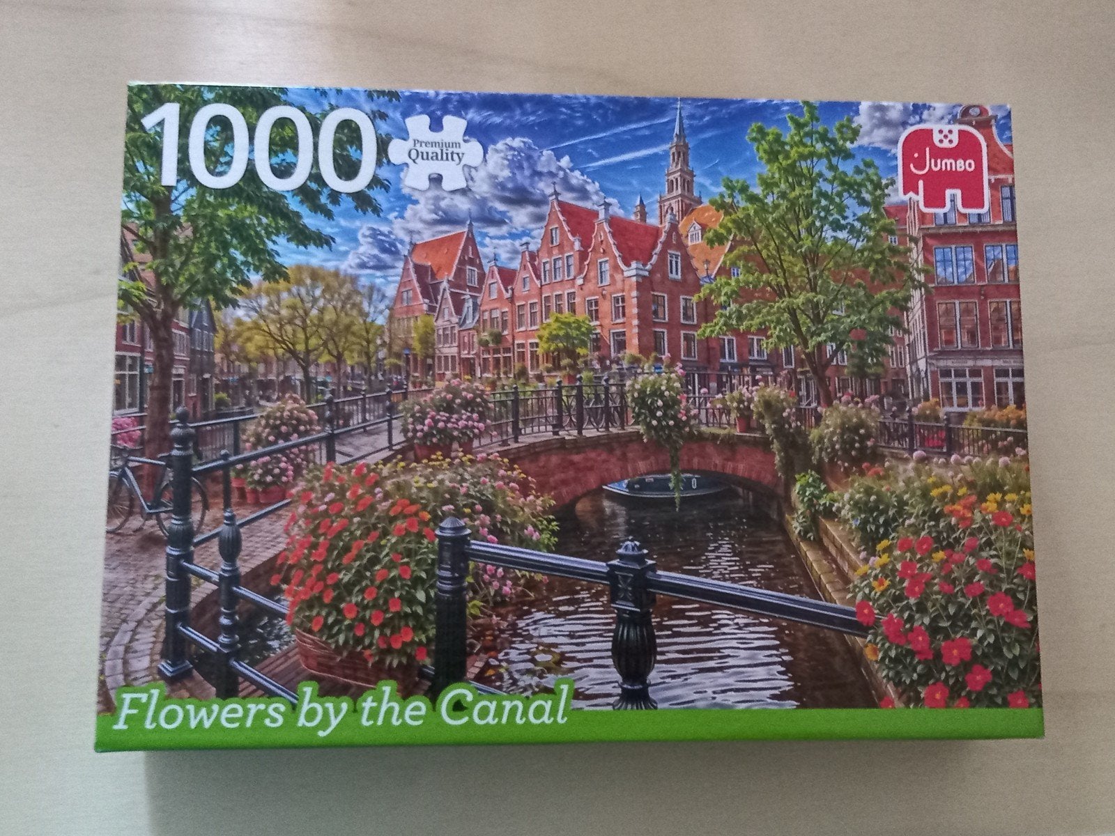 Puzzle Jumbo de 1000 pièces - Fleurs sur le canal

le casse-, Enlèvement ou Envoi, 500 à 1500 pièces, Utilisé, Puzzle
