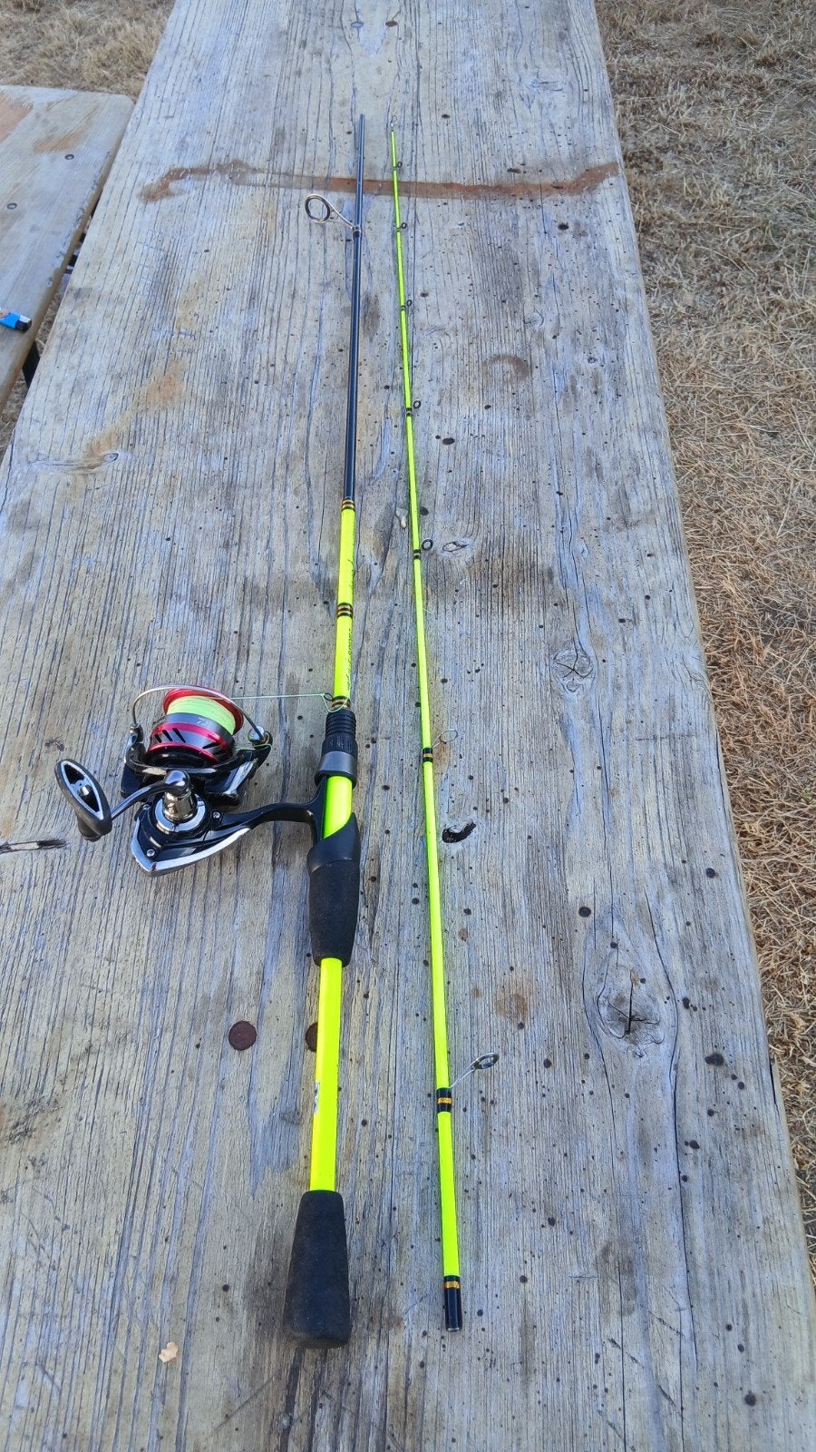Street Fishing Concept + Daiwa Ninja 3000, Watersport en Boten, Ophalen, Gebruikt, Complete set