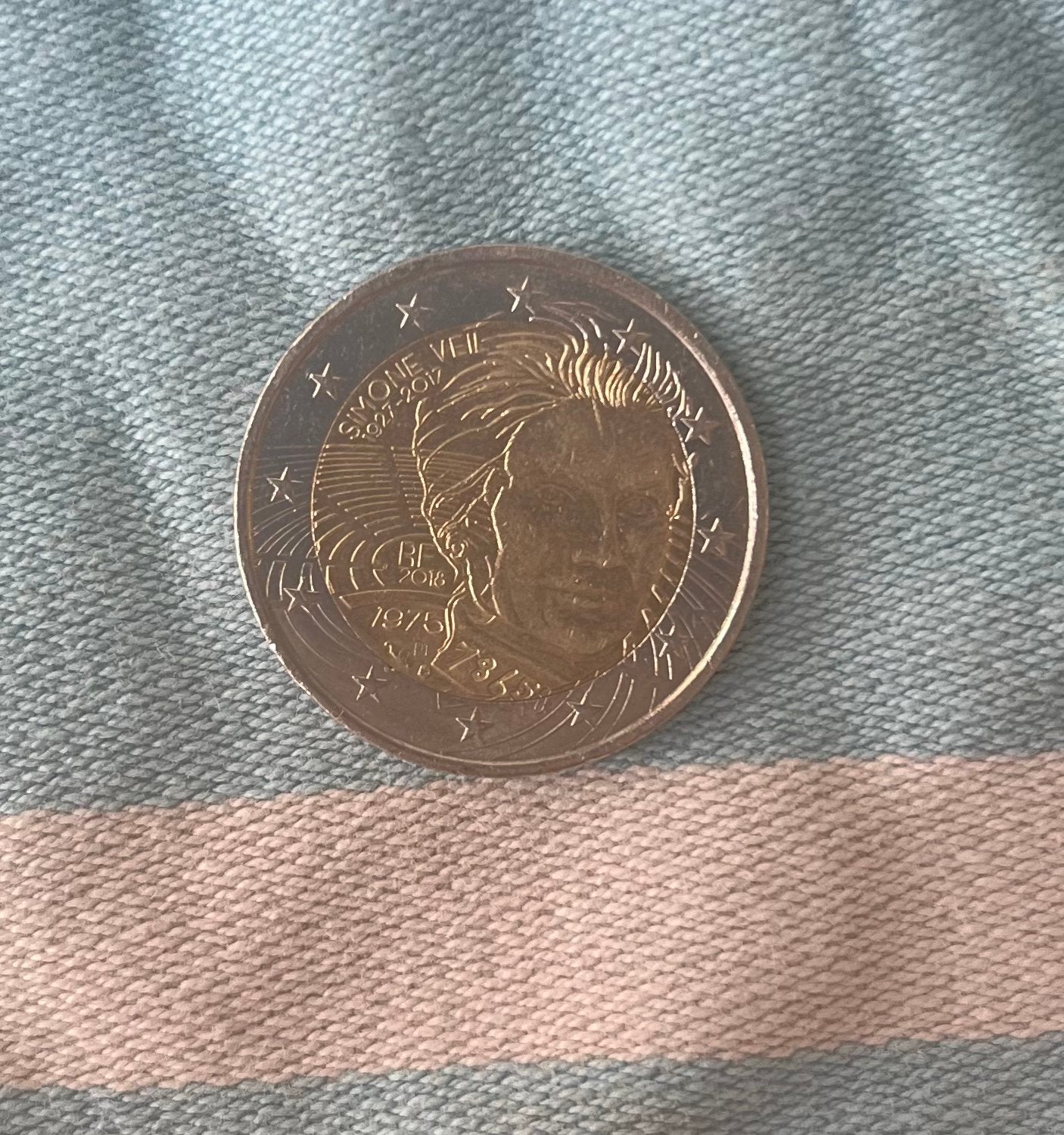 Simon veil 2 euro munstuk, Postzegels en Munten, Munten | Europa | Euromunten, Ophalen, 2 euro