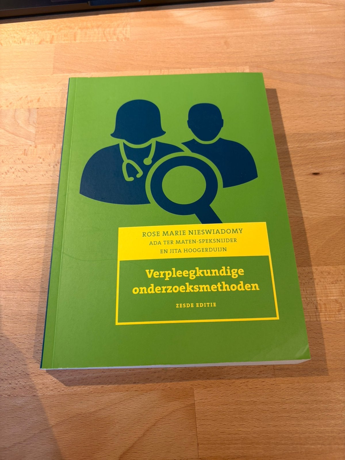 Verpleegkundige onderzoeksmethoden (BOEK), Boeken, Ophalen, Zo goed als nieuw, Hogeschool