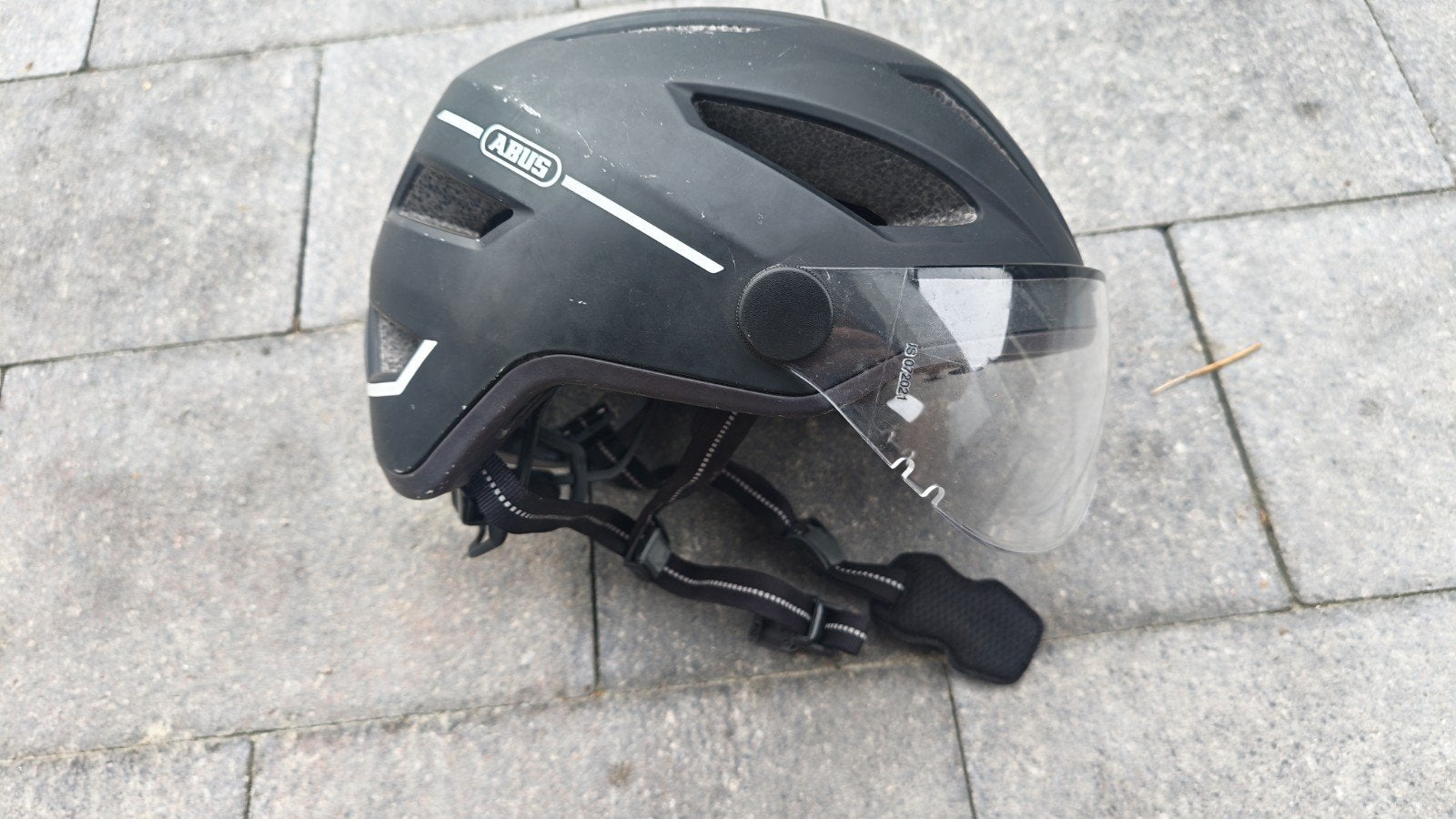 Speedpedelec helm, Fietsen en Brommers, Ophalen, Gebruikt, Abus, L