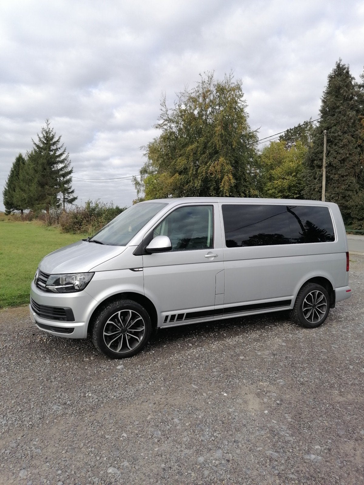 volkswagen t6 caravelle 7 places., Autos, Argent ou Gris, Achat, Noir, Diesel