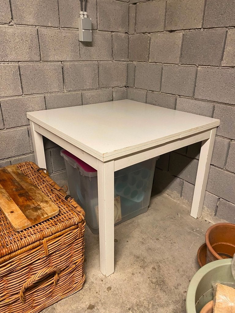 Eettafel, Huis en Inrichting, Ophalen, Gebruikt, 50 tot 100 cm, 100 tot 150 cm