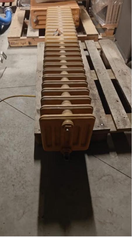 Gietijzeren Radiator, Doe-het-zelf en Bouw, Verwarming en Radiatoren, Gebruikt, Radiator, 800 watt of meer, Minder dan 30 cm, 60 tot 150 cm