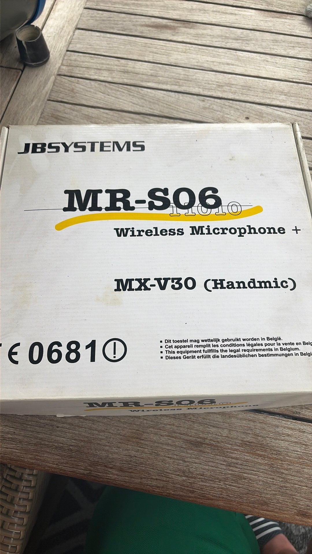 JB Systems MR-S06 draadloze microfoonset in originele doos, Muziek en Instrumenten, Microfoons, Ophalen, Nieuw, Zangmicrofoon