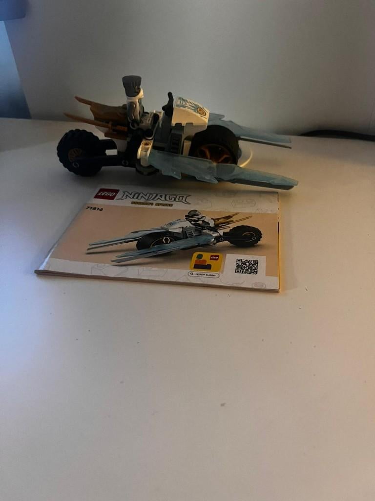71816 — LEGO NINJAGO Zane's Ice Motorcycle, Ophalen, Compleet, Lego, Zo goed als nieuw