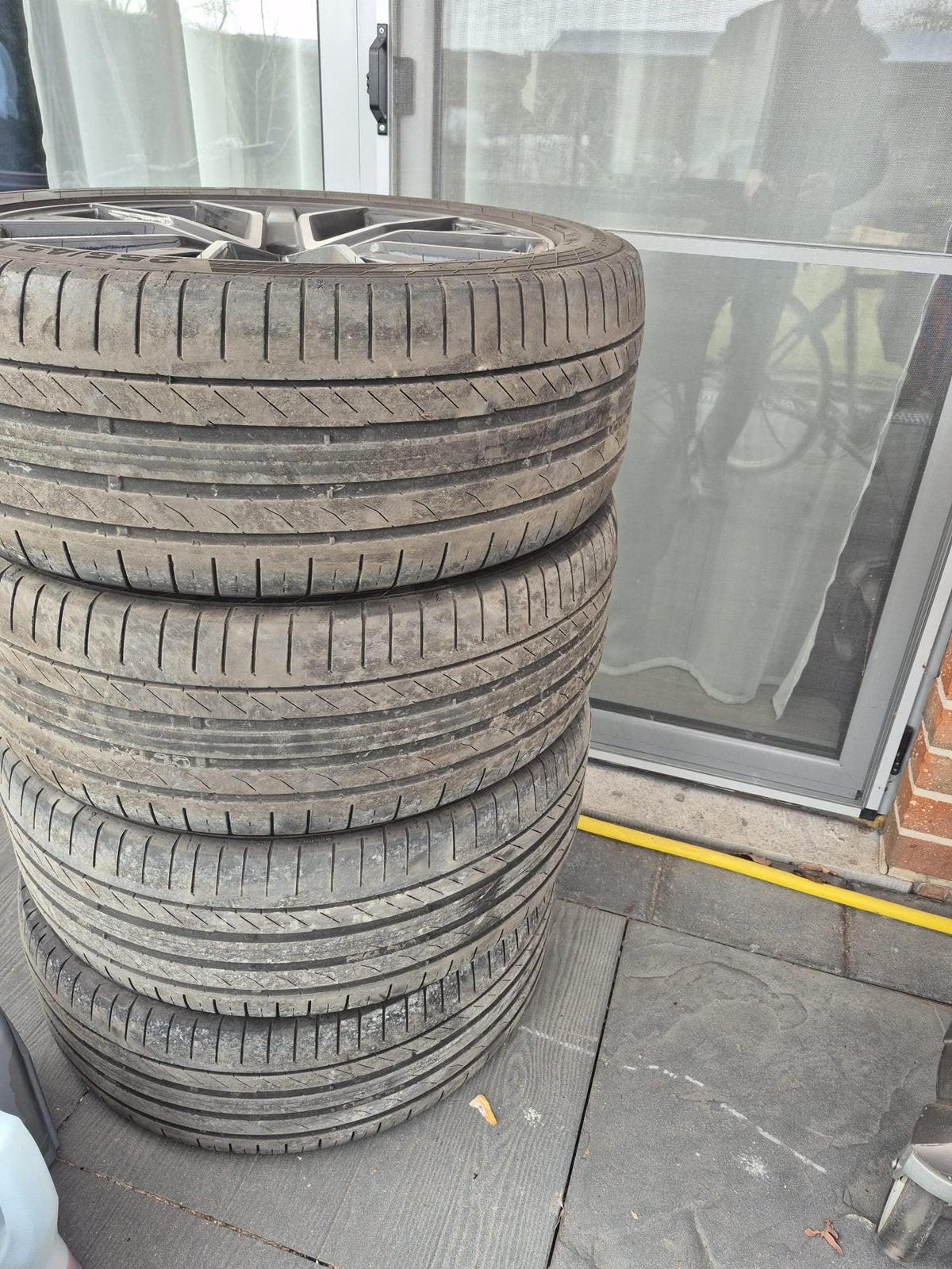Audi Q5 sport velgen / banden Origineel, Auto-onderdelen, Banden en Velgen, Ophalen, Band(en)