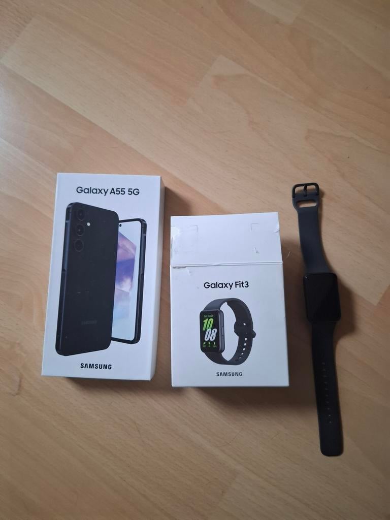 Te koop: Samsung Galaxy A55 5G + Galaxy Fit3, Ophalen