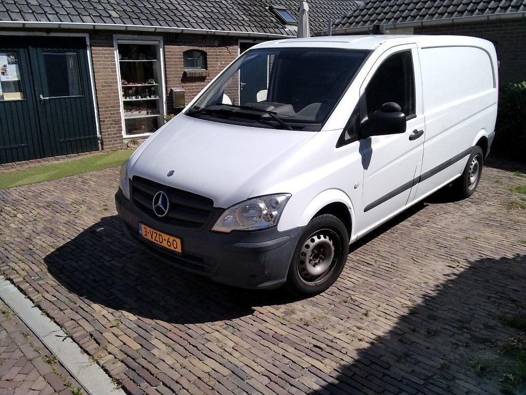 Mercedes-Benz Vito 2.1 CDI 70KW BV 2012, Auto's, Mercedes-Benz, Euro 5, Wit, Particulier, 2 zetels