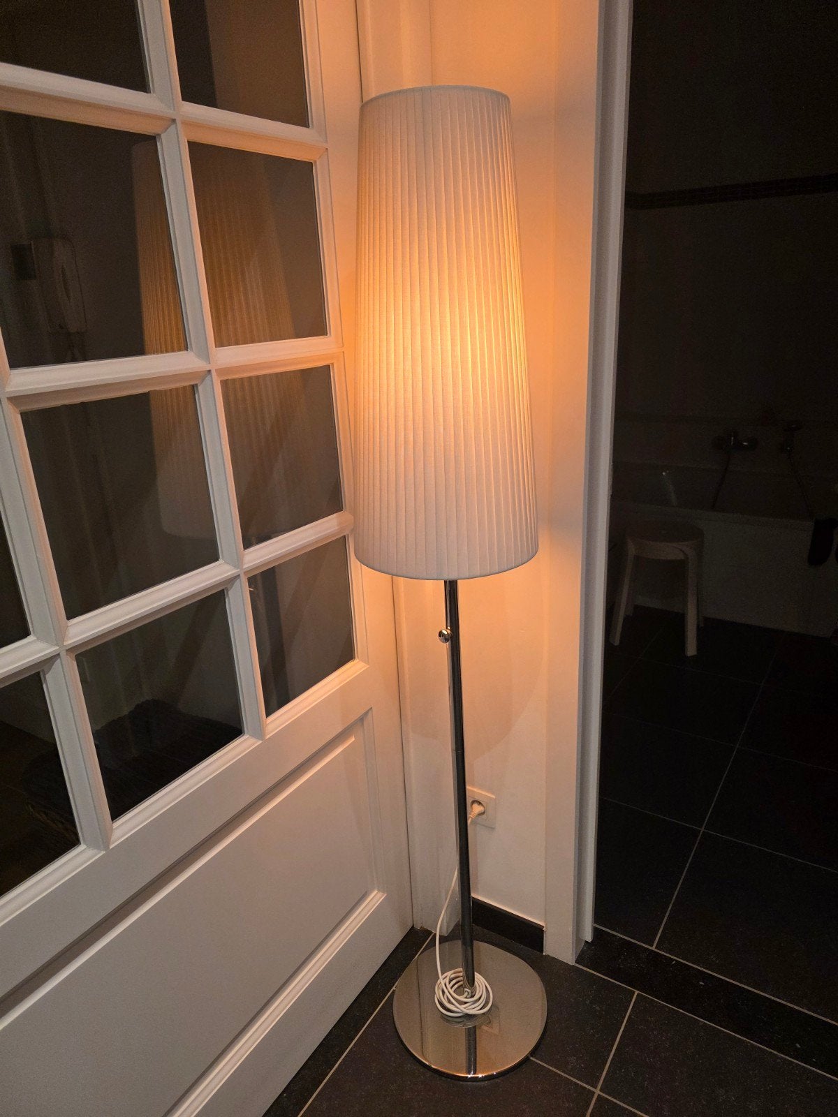 vloerlamp, Ophalen