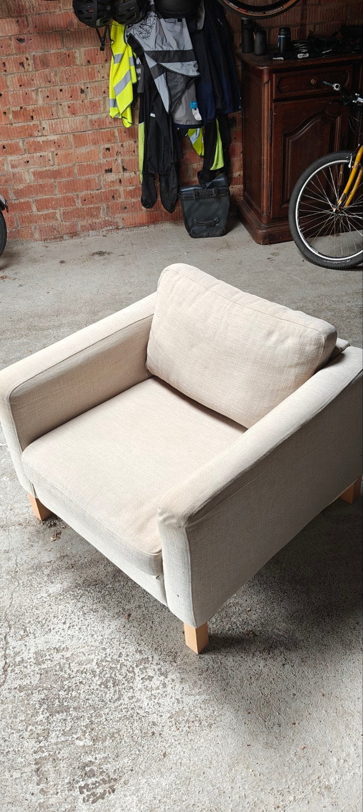2 zetels (kubus) van ikea. perfecte zit., Huis en Inrichting, Ophalen, Gebruikt, Eenpersoons