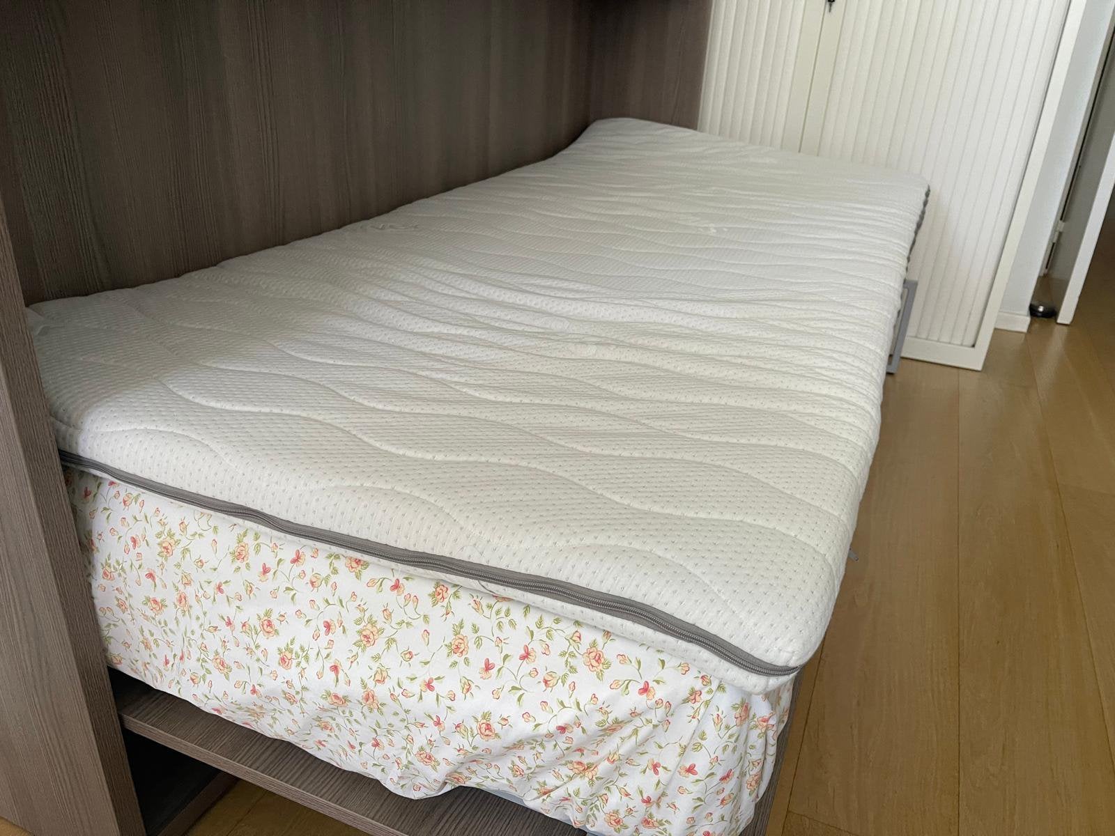 Kast inclusief bed, Huis en Inrichting, Ophalen, 90 cm, Eenpersoons, 210 cm