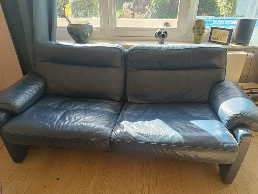 Leren fauteuil Desede, Ophalen