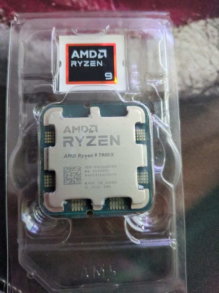 Ryzen 9 7900X max 3 mois d'utilisation NOUVEAU ! ! !, Informatique & Logiciels, Neuf, 4 Ghz ou plus, Enlèvement, AMD Ryzen 9