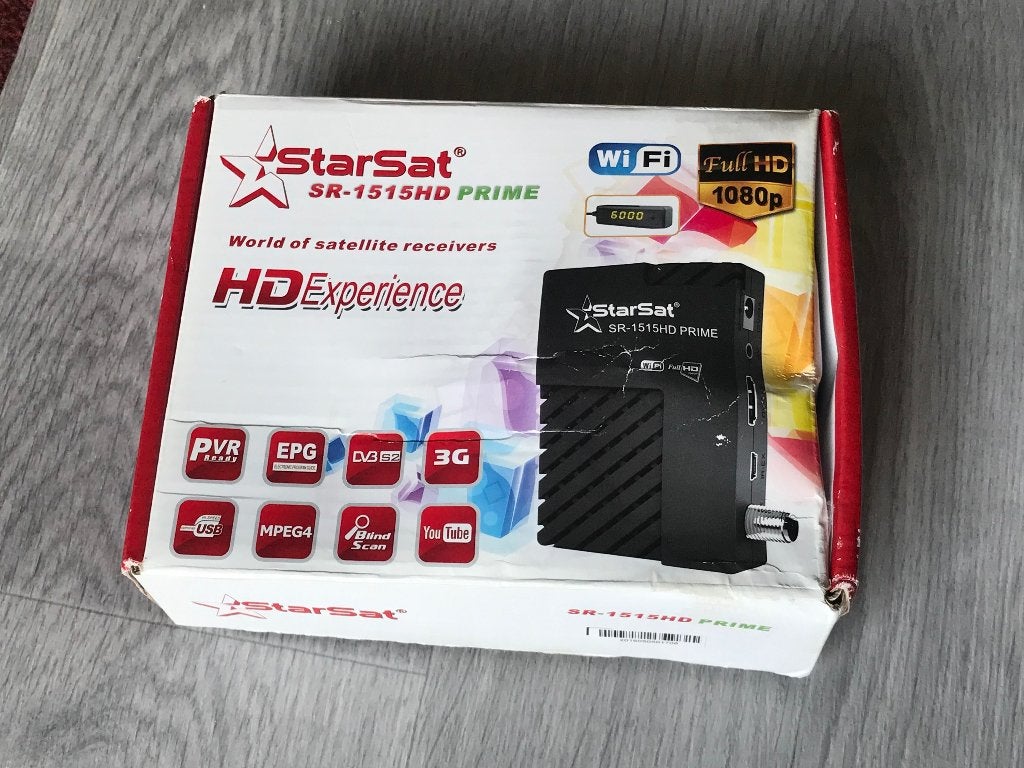 Receiver satellites sar (SR-1515 HD DRIME) wifi (2 pièces)., Envoi, Comme neuf