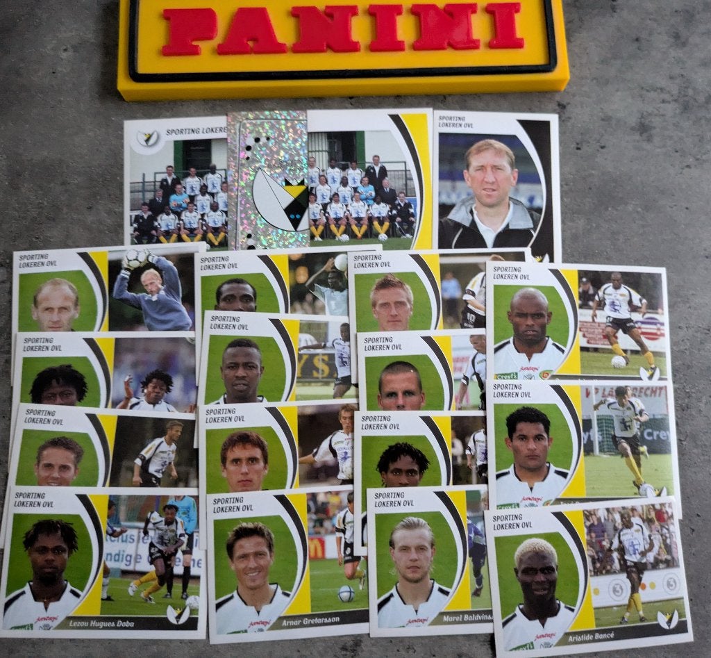 Panini football 2005 19X LOKEREN SK voetbal stickers 2005, Verzenden, Nieuw