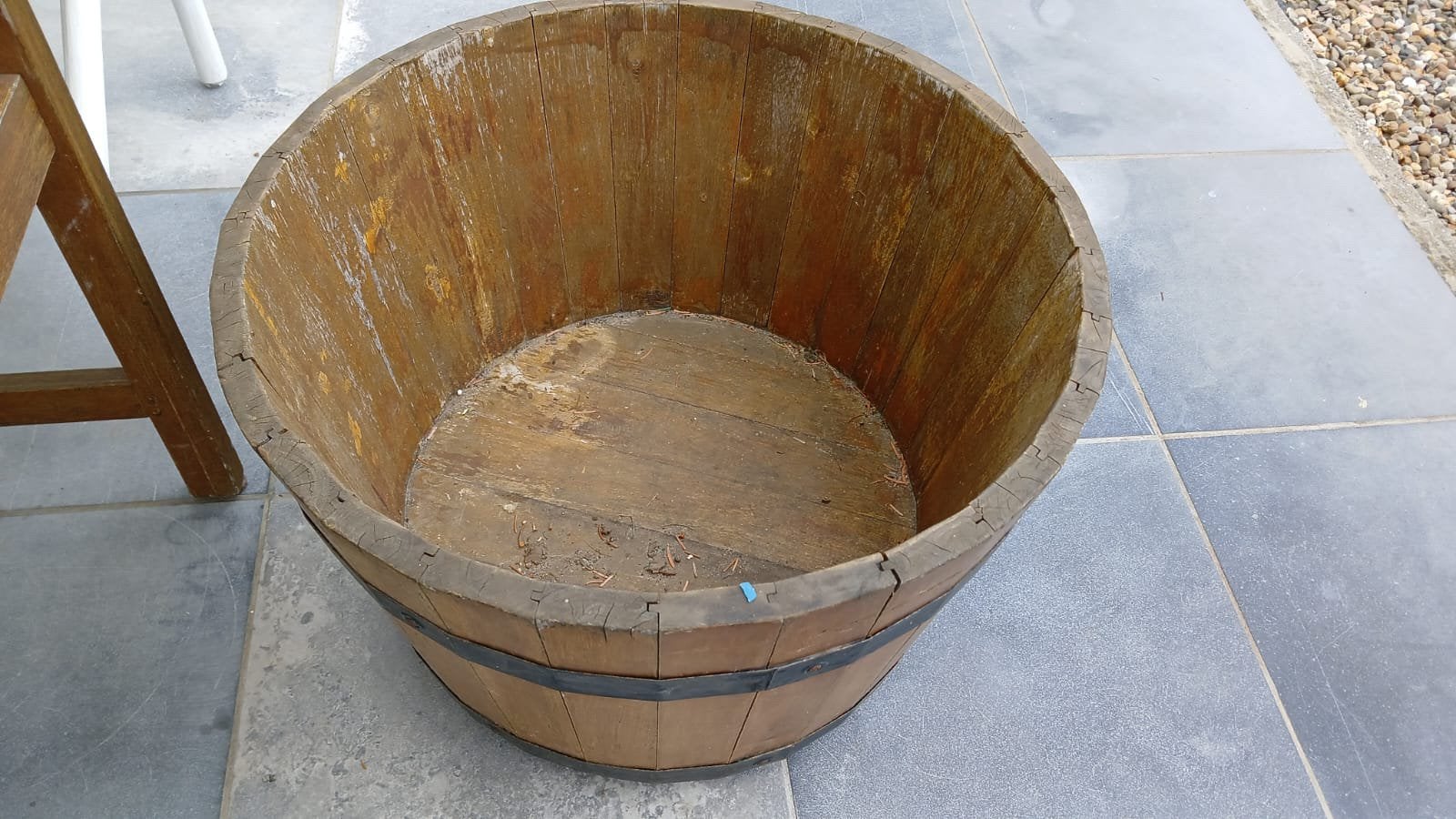Houten waterton, Tuin en Terras, Ophalen, Zo goed als nieuw