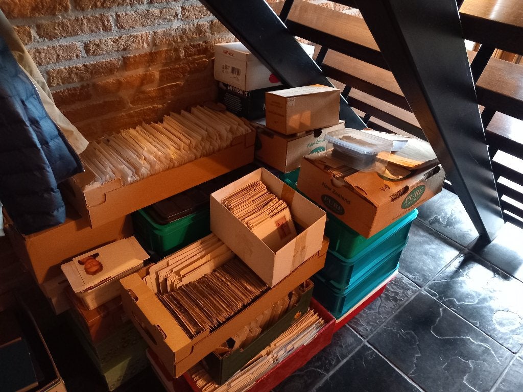 Verzameling rouwprentjes -  50.000, Verzamelen, Ophalen