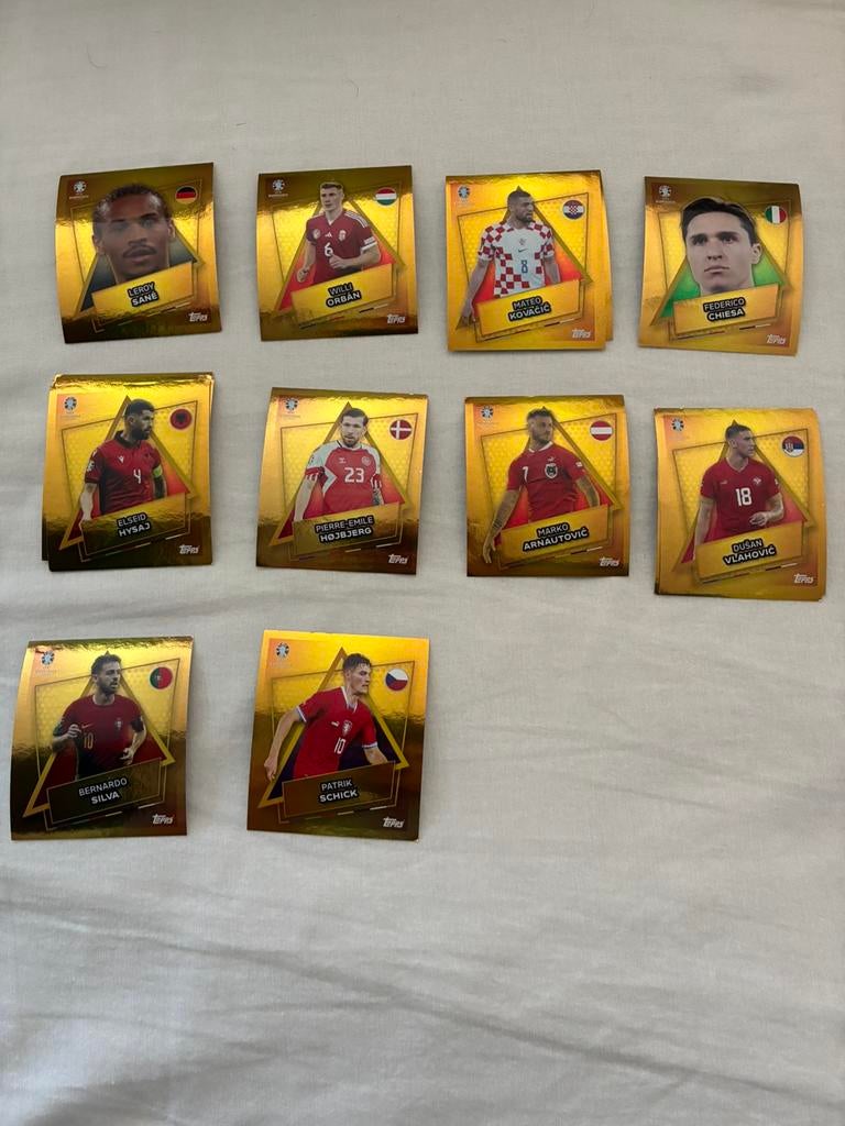 Ek 2024 Topps - SP, Ophalen of Verzenden, Zo goed als nieuw, Sticker