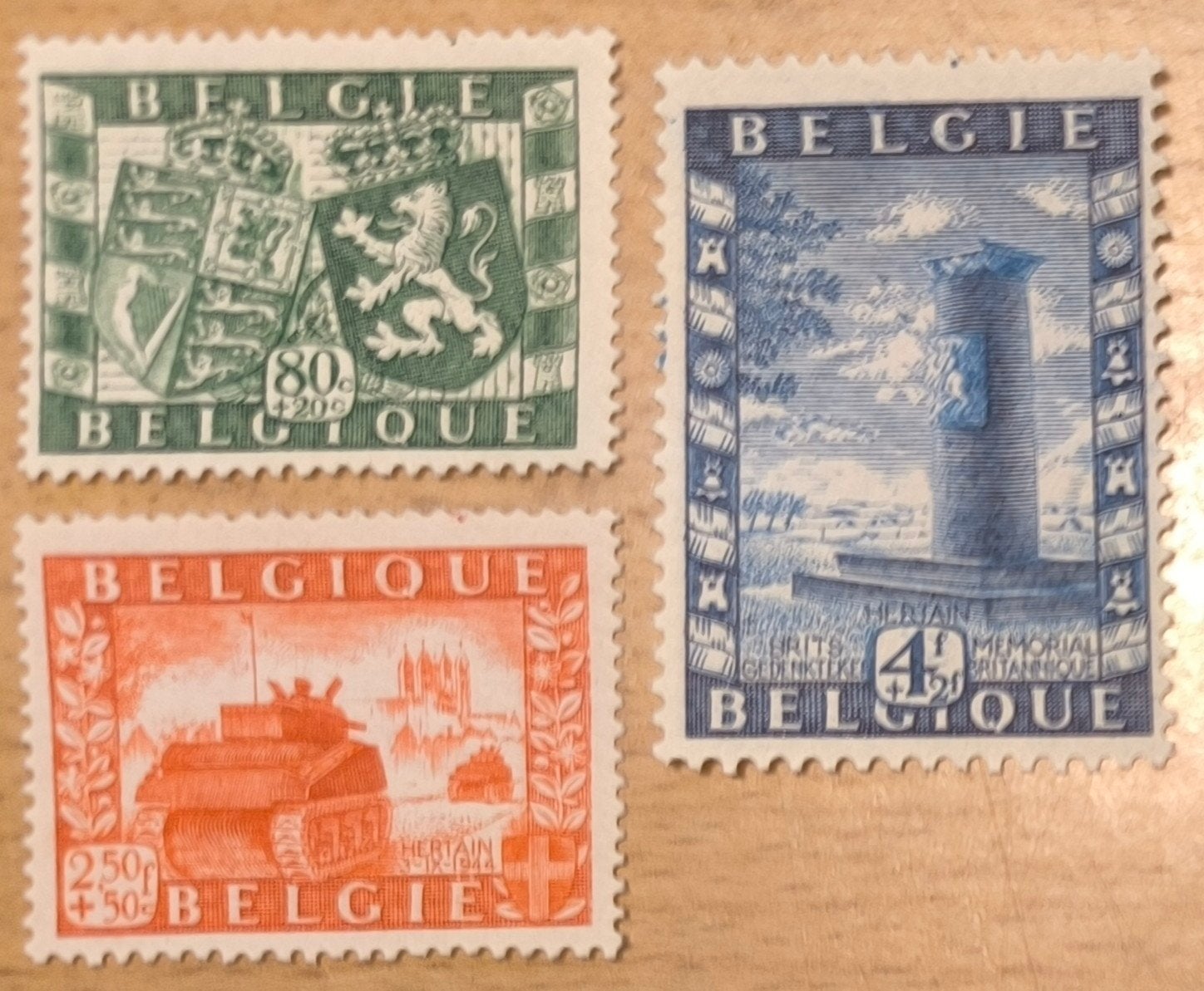 numéros 823-825 **, Enlèvement ou Envoi, Non oblitéré, Neuf