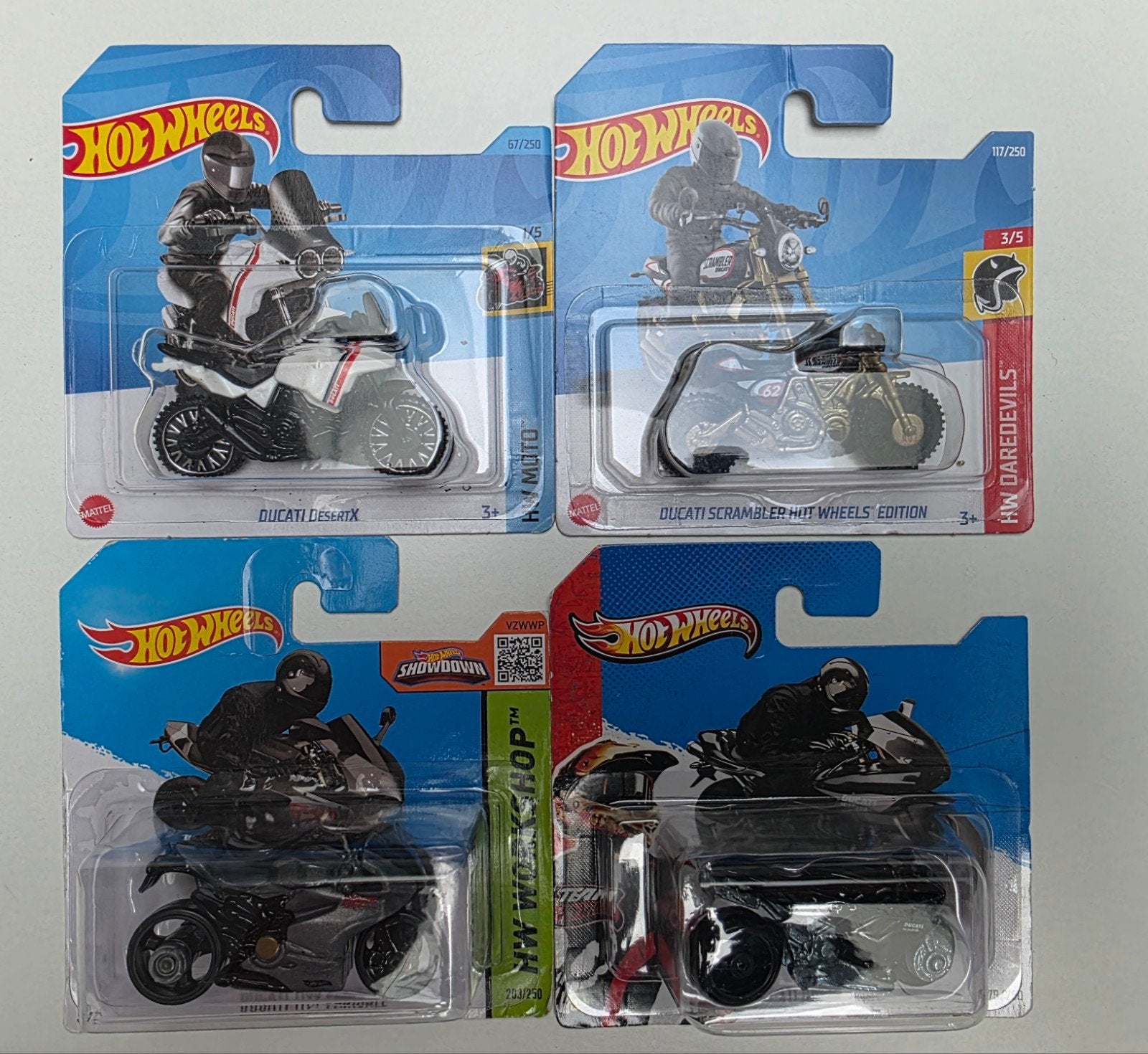 Hot Wheels Ducati: lot van 4, Enfants & Bébés, Enlèvement ou Envoi, Neuf