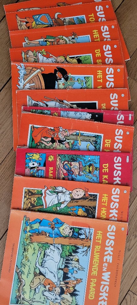 strips, Meerdere stripboeken, Ophalen, Gelezen, Willy vandersteen