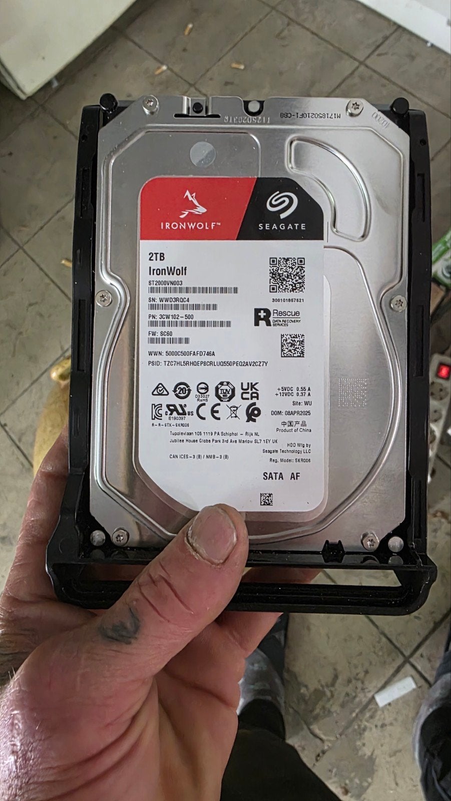 Synology DS220+ inclusief deze twee Seagate IronWolf 2TB har, Computers en Software, Harde schijven, Ophalen