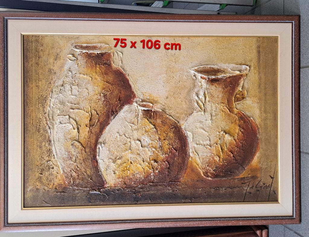 schilderij, Autres techniques, Signé, Enlèvement, Autres styles