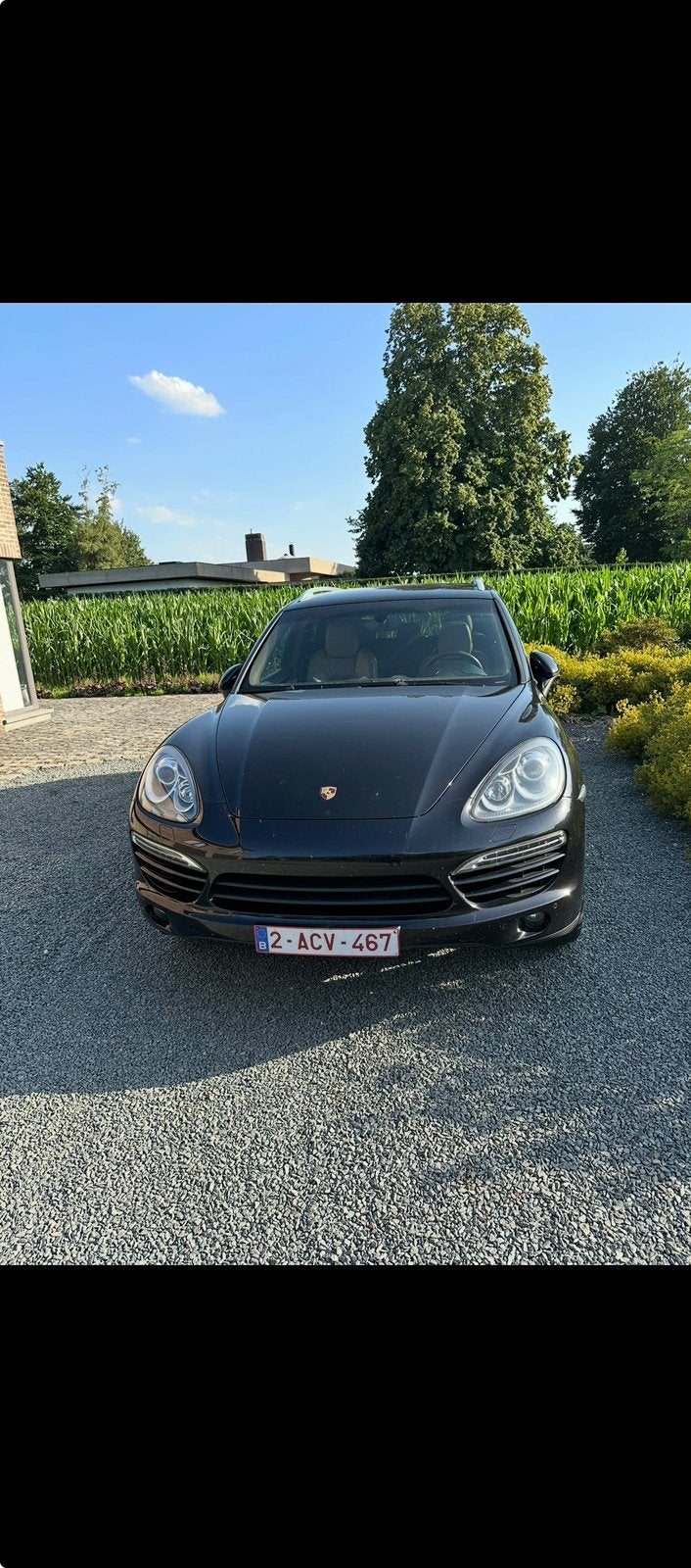 Porsche cayenne 3000 diesel, Auto's, Automaat, Parkeersensor, Zwart, Leder